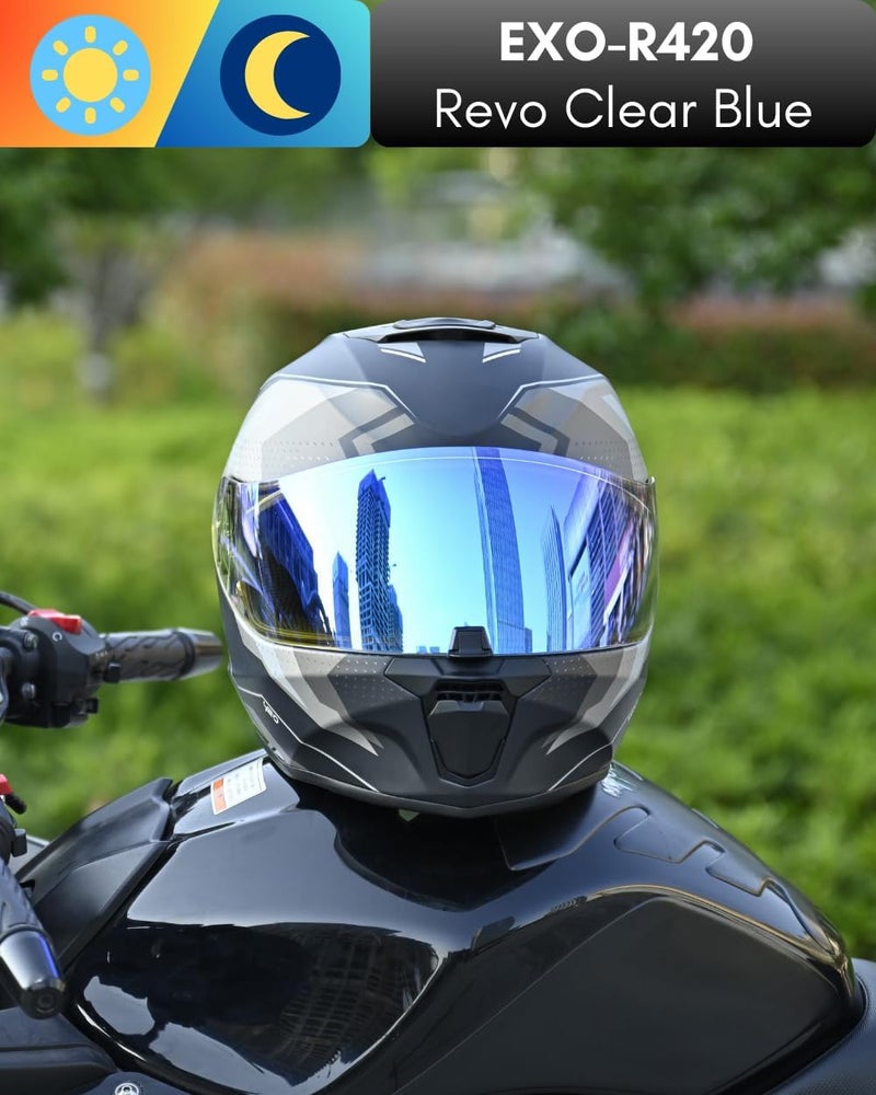 Logto Replacement Motorcycle Helmet Visor Shield for R420 Visor Wearproof Windproof Sun Protection Helmet Accessories - Image 2